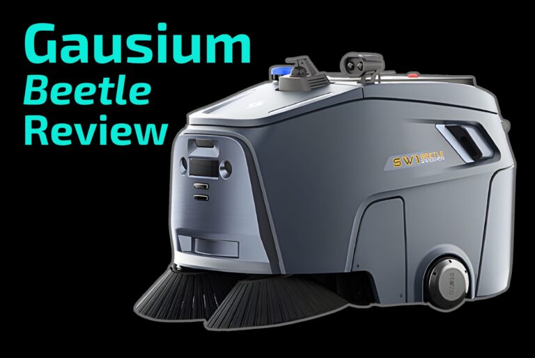 Gausium Beetle, a large robotic industrial sweeper, review