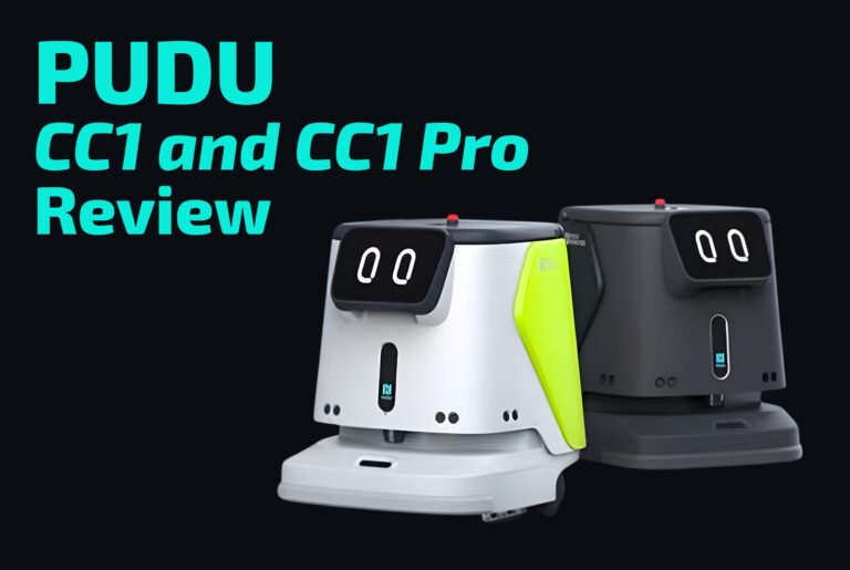 PUDU CC1 and CC1 Pro Review, Both the black and the yellow and white version appear