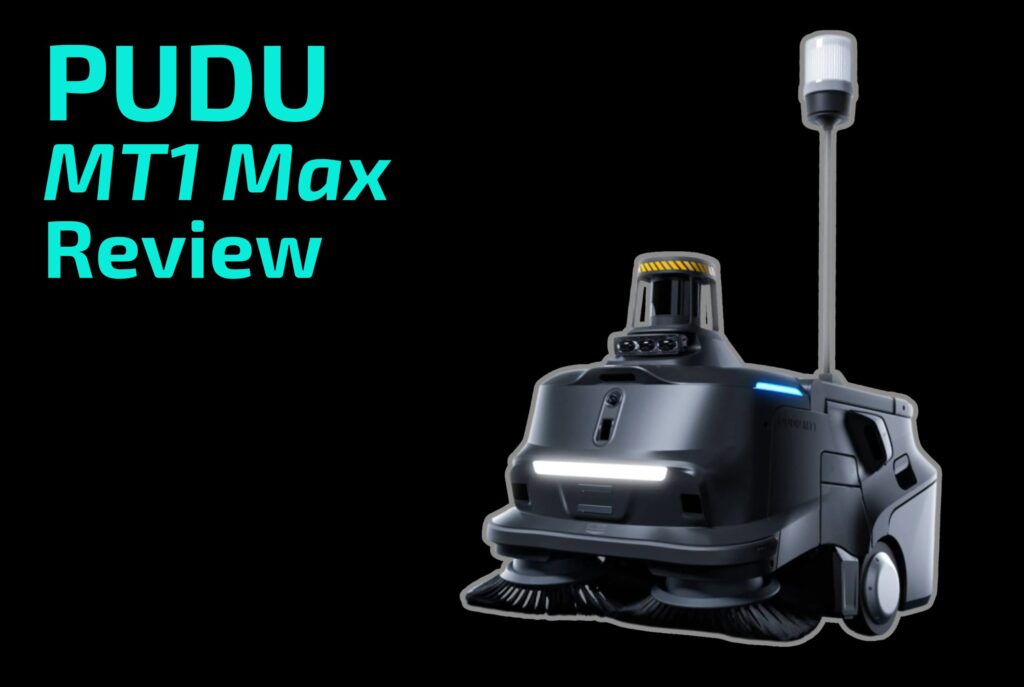 PUDU MT1 Max Review an indoor/outdoor robot floor cleaner