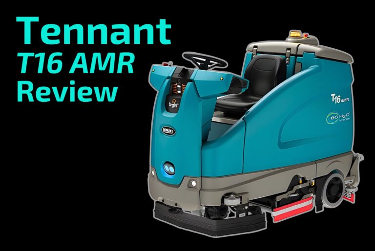 The Tennant T16AMR robotic industrial commercial floor cleaner